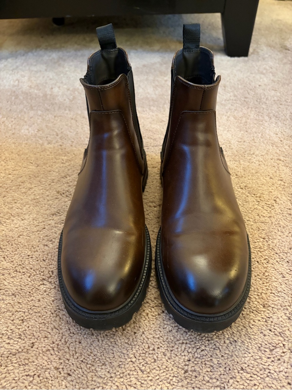 Zara Men's Dark Brown Chelsea Boots